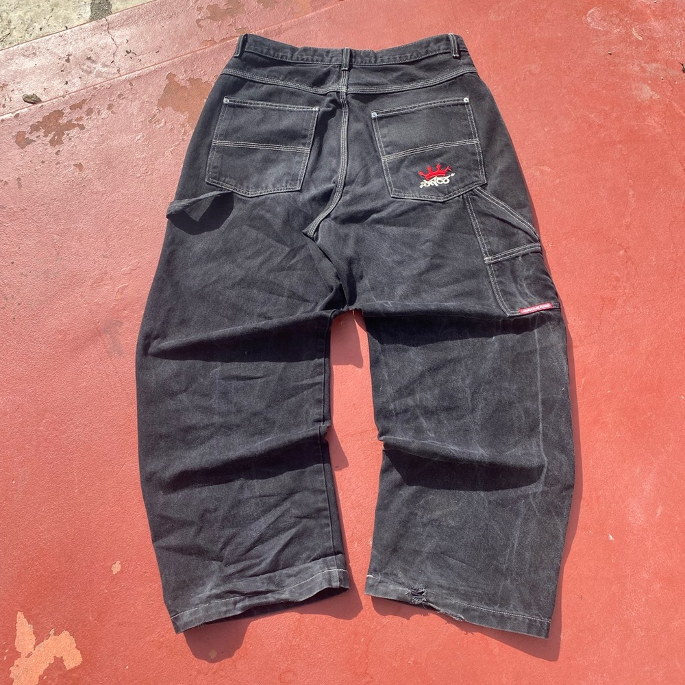 Black baggy men’s Jnco jeans